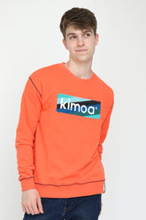 Striped Coral Sweatshirt